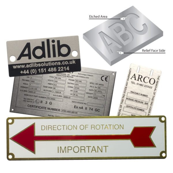 Chemical Etching Mockridge Labels & Nameplates Ltd