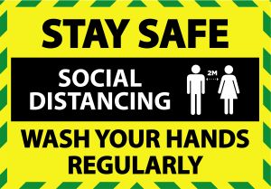 Covid-19 Safety labels, Stay Safe against Coronavirus